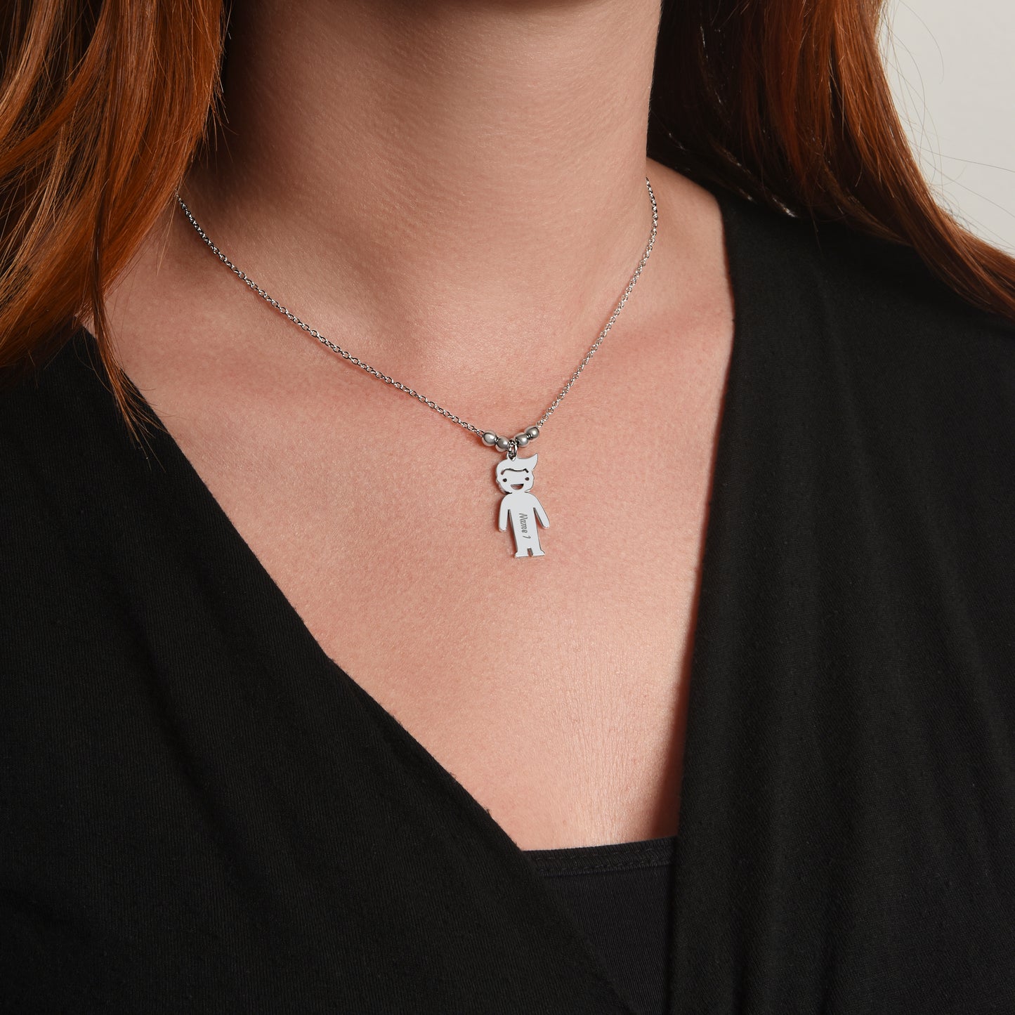 HeartScriptions - Engraved Baby Feet Necklace with Birthstone