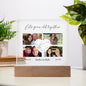HeartWork - Acrylic Square Plaque - Love Map & Photos (Personalized)
