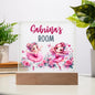 HeartWork - Acrylic Square Plaque - Ballerina Room (Personalized)