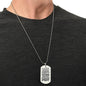 HeartScriptions - Engraved Dog Tag Necklace - Amazing Selfless Man Can Be Called Daddy
