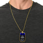 HeartArt - Graphic Dog Tag Necklace - Be Strong and Courageous