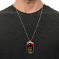 HeartArt - Graphic Dog Tag Necklace - To My Son Love, Dad