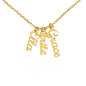 HeartCalligraphy - Custom Multi Vertical Name Necklace