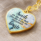 HeartArt - Graphic Heart Keychain - Smile