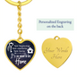 HeartArt - Graphic Heart Keychain - New Beginnings
