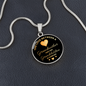 HeartArt - Graphic Circle Necklace - Love Between a Grandmother and Her Grandchildren