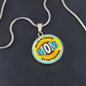 HeartArt - Graphic Circle Necklace - Mom, You Are My Sunshine