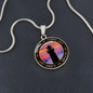 HeartArt - Graphic Circle Necklace - My Mother, My Guiding Light