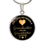 HeartArt - Graphic Circle Necklace - Love Between a Grandmother and Her Grandchildren