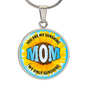 HeartArt - Graphic Circle Necklace - Mom, You Are My Sunshine