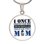 HeartArt - Graphic Circle Necklace - I Once Protected Him Proud Air Force Mom