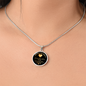 HeartArt - Graphic Circle Necklace - Love Between a Grandmother and Her Grandchildren