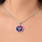 HeartArt - Graphic Circle Necklace - Mom Heart of the Family