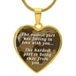 HeartArt - Graphic Heart Necklace - Falling In Love with You