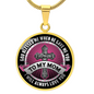 HeartArt - Graphic Circle Necklace - To My Mom