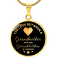 HeartArt - Graphic Circle Necklace - Love Between a Grandmother and Her Grandchildren