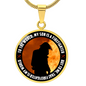 HeartArt - Graphic Circle Necklace - My Son is a Firefighter