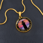 HeartArt - Graphic Circle Necklace - My Mother, My Guiding Light