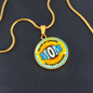 HeartArt - Graphic Circle Necklace - Mom, You Are My Sunshine