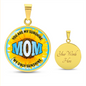HeartArt - Graphic Circle Necklace - Mom, You Are My Sunshine