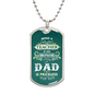 HeartArt - Graphic Dog Tag Necklace - Teacher Dad