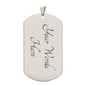 HeartArt - Graphic Dog Tag Necklace - To My Army Dad