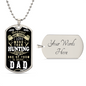 HeartArt - Graphic Dog Tag Necklace - Hunter Dad