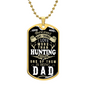HeartArt - Graphic Dog Tag Necklace - Hunter Dad