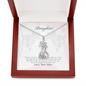 HeartStrings - Giraffe Necklace - Daughter Gift of You
