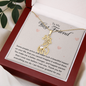 HeartStrings - Giraffe Necklace - Best Friend Beautiful Impact