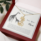 HeartStrings - Giraffe Necklace - To My Daughter Never Forget That I Love You