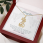 HeartStrings - Giraffe Necklace - Daughter Gift of You