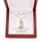 HeartStrings - Giraffe Necklace - Daughter Gift of You