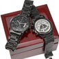 Heart of Time - Black Chronograph Engraved Watch - Police Dad Always Be Your Little Girl