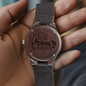 Heart of Time - Wood Engraved Watch - Reel Cool Grandpa