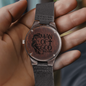 Heart of Time - Wood Engraved Watch - Man of God