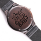 Heart of Time - Wood Engraved Watch - Badass Bonus Dad