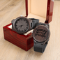 Heart of Time - Wood Engraved Watch - World's Best Grandpa