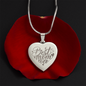 HeartScriptions - Engraved Heart Necklace - Best Mom Ever