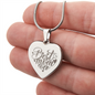 HeartScriptions - Engraved Heart Necklace - Best Mom Ever