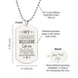 HeartScriptions - Engraved Dog Tag Necklace - My Favorite People Call Me Papa