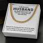 HeartStrings - Cuban Link Chain - Husband Always Love You More Than That