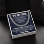 HeartStrings - Cuban Link Chain - My Son For Years I Watched You Grow Love, Mom