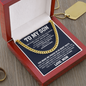 HeartStrings - Cuban Link Chain - My Son For Years I Watched You Grow Love, Mom