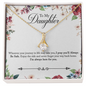 HeartStrings - Alluring Beauty Necklace - Daughter Wherever Your Journey in Life May Take You