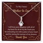 HeartStrings - Alluring Beauty Necklace - Mother In Law I Will Love Your Daughter