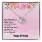 HeartStrings - Love Knot Necklace -  Good Friends Happy Birthda
