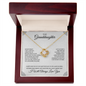HeartStrings - Love Knot Necklace - Granddaughter I will Always Love You