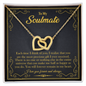 HeartStrings - Interlocking Hearts Necklace - Soulmate Forever Remain In My Heart