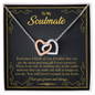 HeartStrings - Interlocking Hearts Necklace - Soulmate Forever Remain In My Heart